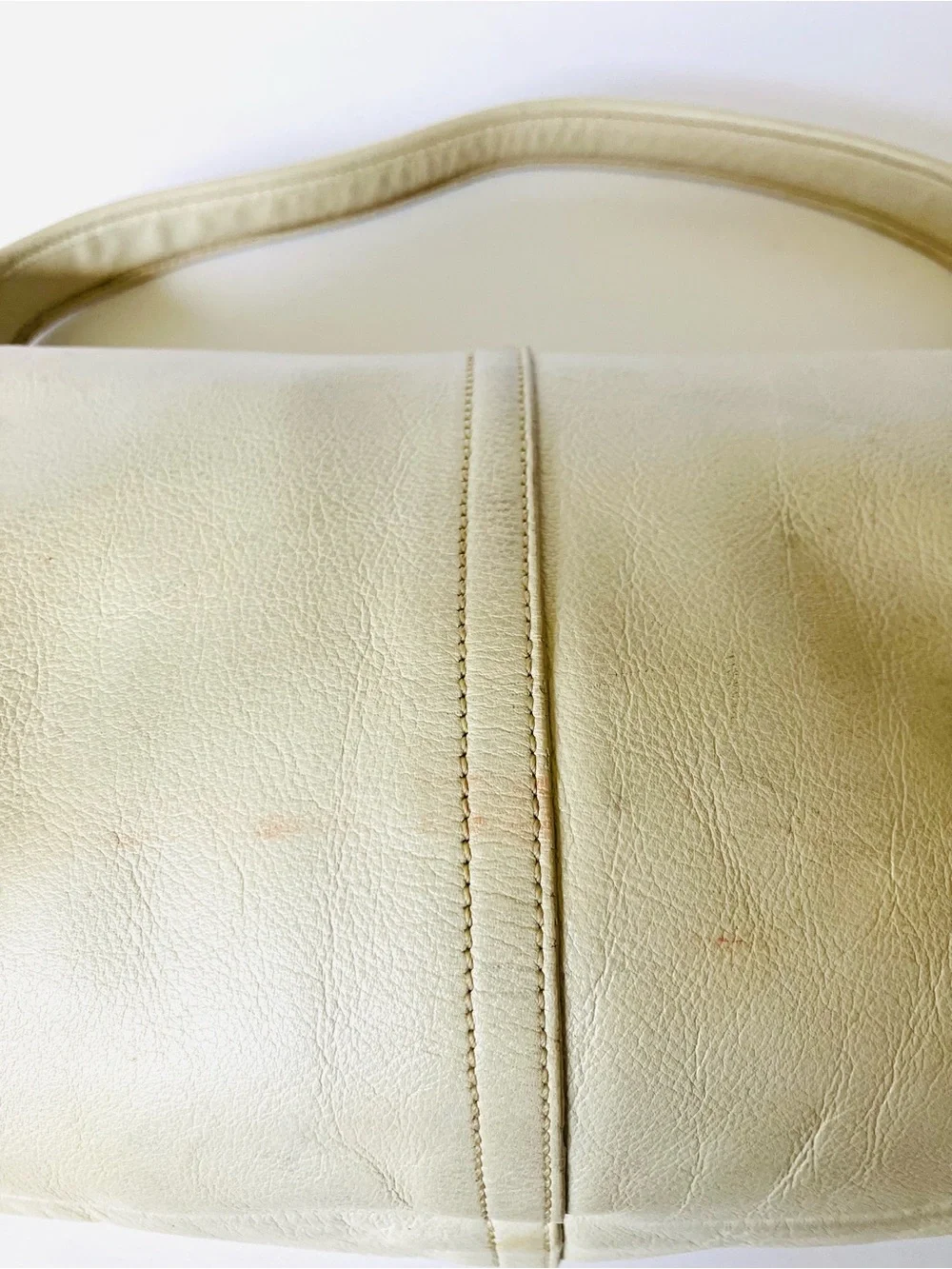 Vintage COACH Coach Ergo Shoulder Bag Purse 9219   Off White, Cream, Ivory